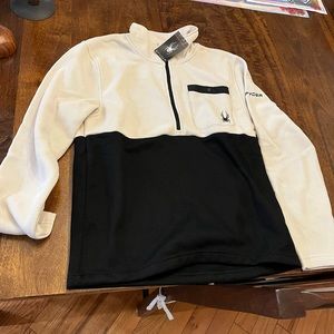 Spyder medium men’s half zip sweatshirt